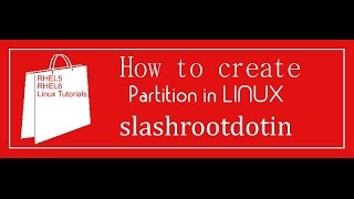 How to create partition in Linux [upl. by Erda307]