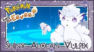 LIVE Shiny Alolan Vulpix on Pokemon Lets Go Eevee after 1849 Trades [upl. by Aicnatsnoc]