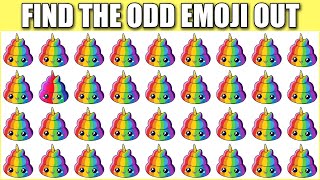 HOW GOOD ARE YOUR EYES 115 l Find The Odd Emoji Out l Emoji Puzzle Quiz [upl. by Wolfie]