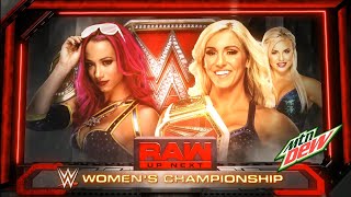 WWE 2K20 Showcase The Four Horsewomen Sasha Banks vs Charlotte Flair WWE Raw 2572016 Ep 6 [upl. by Etnasa]