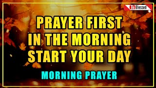 A Morning Prayer Before You Start Your Day  Lord Let Your Peace Overflow in My Life  PRAY FIRST [upl. by Dominy]