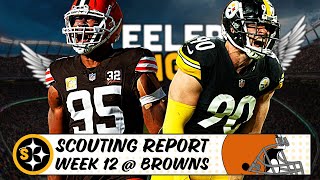 TJ Watt Has A Score To Settle  Scouting Report Week 12 [upl. by Herbst]