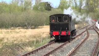 Steam at Downpatrick amp County Down Railway  02052016 [upl. by Leis]