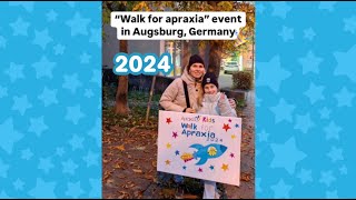 2024 Virtual Walk for Apraxia in Germany [upl. by Casabonne209]