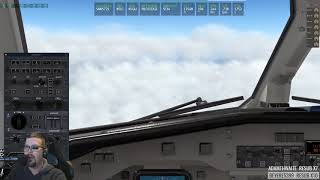 Carenado Saab S340 First Flight Part 3 of 3 [upl. by Tnomal]