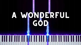 Jabu Hlongwane  A Wonderful God  EASY PIANO TUTORIAL by SA Gospel Piano [upl. by Liss]