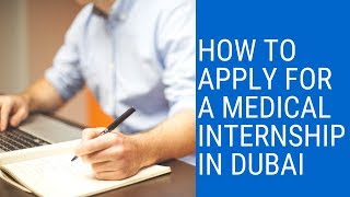 How to get a medical internship in Dubai [upl. by Yesima]