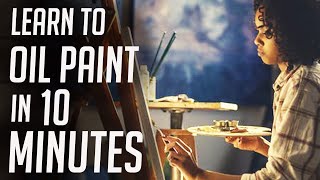 A Crash Course on How to Oil Paint [upl. by Naitsirhc]