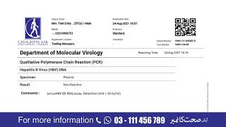 Interpreting HBV DNA PCR Qualitative test [upl. by Sheline]