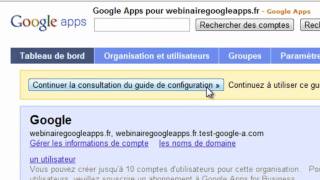 Webinaire de déploiement Google Apps [upl. by Kaye68]