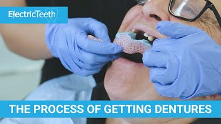 The stages of getting a denture amp false teeth [upl. by Hoxie]