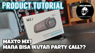 Tutorial Pairing Maxto MX1 dengan Maxto M2  Bisa ikut party call maxtomx1 maxtom2 intercommurah [upl. by Wachtel281]