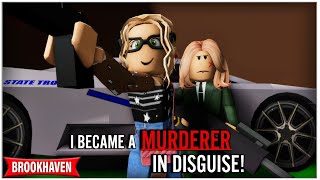 I BECAME A MURDERER IN DISGUISE Roblox Brookhaven 🏡RP  CoxoSparkle2 [upl. by Ahsinot725]