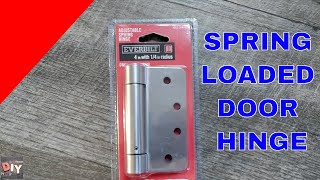 How to install a Spring Loaded Door Hinge [upl. by Ardy]