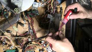 Rebuilding pinball flippers  Bally Black Rose WPC  Pt 4  PinballHelpcom [upl. by Klarrisa]