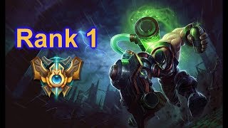 Rank 1 is a Singed main whos a Pro support player [upl. by Reamy381]