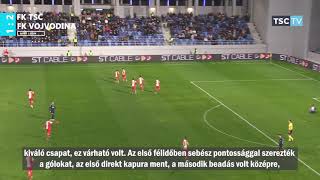 FK TSC  FK Vojvodina 12 12112023 Highlights [upl. by Lleuqar273]