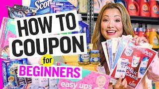 How to Coupon for Beginners 2022 ✂️ Extreme Couponing 101 [upl. by Neelloc]