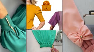 ❤️ 5  Different Sleeve Designs for Sewing Lovers Sewing Techniques [upl. by Lertnom]