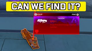 Apex Legends LIVE  NEW UPDATE Hunting The Super Rare EPG Grenade Launcher [upl. by Richelle]