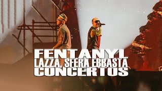 Lazza Sfera Ebbasta  FENTANYL Concertos [upl. by Jacquette260]