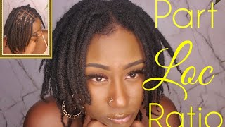 Loc To Part Ratio  How To Get Thick Locs [upl. by Clayberg192]