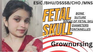 fetalskull bones sutures DIAMETERS WITH TRICK IN HINDI ESIC BHU DSSSB [upl. by Tanya833]