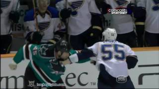 Cam Janssen vs Jody Shelley Jan 6 2010 [upl. by Sadoff]