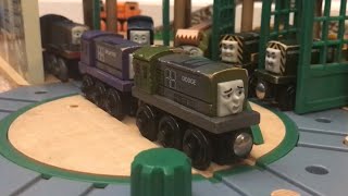 Splatter and Dodge  Thomas Wooden Railway Review [upl. by Sidnak428]