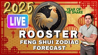 ROOSTER FENG SHUI ZODIAC 2025 FORECAST LIVE [upl. by Ezaria]