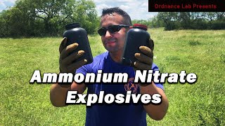 Testing Ammonium Nitrate Based Explosives [upl. by Rednaxela]