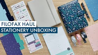 Filofax Unboxing 2021  New Filofax Garden Collection  Stationery Haul [upl. by Gerk413]