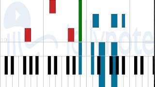 How to play Cancão do Mar Solidão by Amália Rodrigues on Piano Sheet Music [upl. by Yslek821]