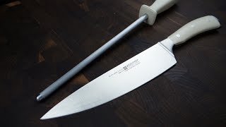 How to Hone Wusthof Chef Knives [upl. by Gnohc]