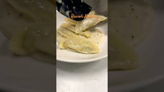 Homemade ravioli  Ravioli  Italian ravioli recipe  Food  Alfredo sauce ravioli alfredo recipe [upl. by Buine]