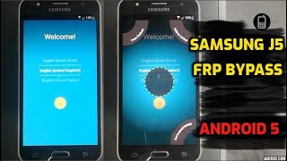 samsung J5  J3  J2  J1  FRP bypass 2022  android 5 [upl. by Marteena]