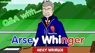 Arsene Wenger QampA Parody 442oons Football Cartoon [upl. by Cousin353]