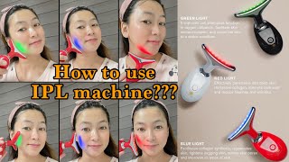 How to use IPL beautederm instrument Beautederm Korea [upl. by Htebazie35]