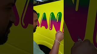 Vinyl Graph Sticker and Paint Job workgraphicsdesign vinylprinting painting [upl. by Adaven]