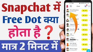 Snapchat Green Dot ka kya matlab hai   What is green dot in Snapchat [upl. by Reivaz]