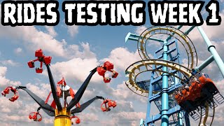 Canadas Wonderland Rides Testing 2024 [upl. by Ttcos]