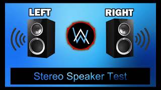 Stereo Speaker Test  Alan Walker  Dreamer  Headphone Test  Left Right Test  Bass Test [upl. by Ellen803]