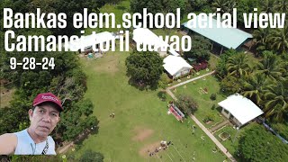 Bankas elementary school camansi toril davao city aerial view 92824 [upl. by Hgielar]