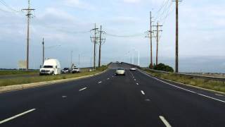 Barnegat Bay Bridge NJ 37 westbound [upl. by Lizzy976]