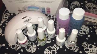 Gelish Mini Complete Starter Kit Gel Nail Demo and Review [upl. by Zena361]