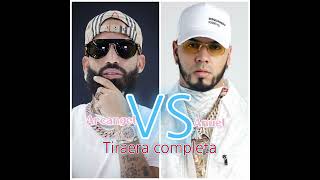 Arcangel vs Anuel  Tiraera Completa [upl. by Resa]