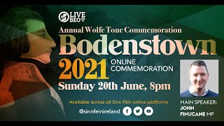 Wolfe Tone Commemoration  Bodenstown 2021 [upl. by Aras]