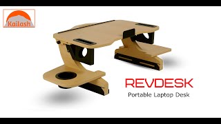 Kailash RevDesk Portable Laptop Desk Setup 1 [upl. by Franek]