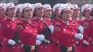 TROUPES FÉMININES DE CHINE ★ Défilé militaire en Chine [upl. by Raf]