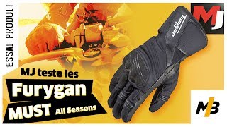 TEST gants FURYGAN MUST ALL SEASONS  toutes saisons vraiment   MOTO JOURNAL [upl. by Rawdon]